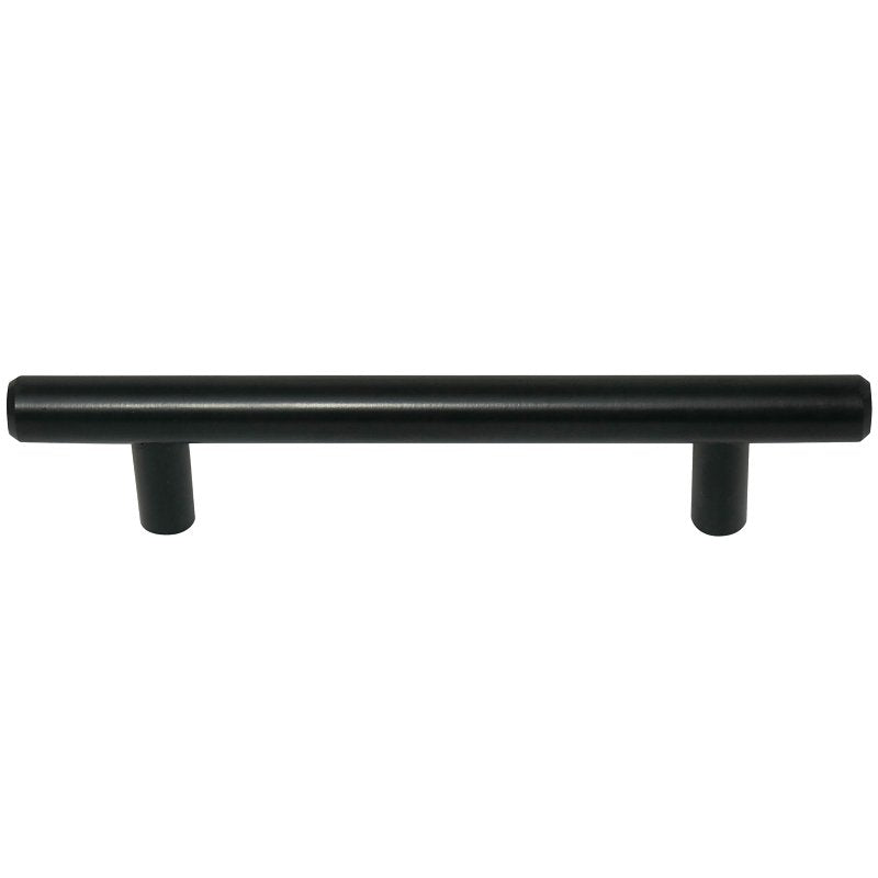 LAUREY DIV STRATEGIC BR Laurey 87020 Cabinet T-Bar Pull, 127 mm L Handle, 32 mm H Handle, Steel, Matte Black