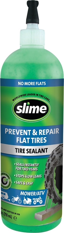 SLIME Slime 10008 Tire Sealant, 24 oz Bottle, Liquid, Characteristic