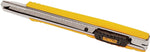 DEWALT DEWALT DWHT10037 Utility Knife, 3-1/4 in L Blade, 9 mm W Blade, Metal Blade, Ribbed Handle, Black/Yellow Handle TOOLS DEWALT