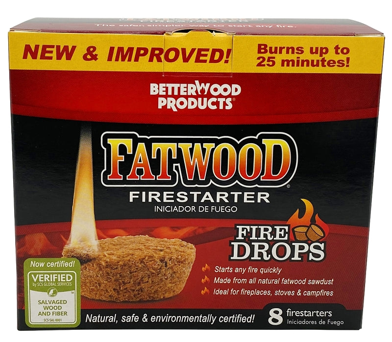 FATWOOD Fatwood 8808 Fire Starter, 20 min Starter Burn Time OUTDOOR LIVING & POWER EQUIPMENT FATWOOD