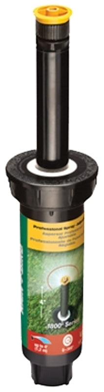 RAINBIRD Rain Bird 1800 Series 1804AP4 Pop-Up Spray Head, 1/2 in Connection, FNPT, 4 ft, Spray Nozzle, Plastic/Steel
