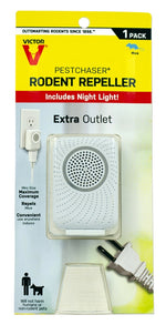 VICTOR Victor PestChaser M751PS Rodent Repellent with Nightlight, 1.69 in L, 1-3/4 in W, 2.63 in H LAWN & GARDEN VICTOR
