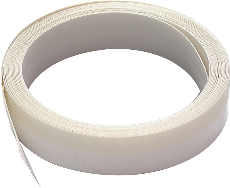 M-D M-D 03525 V-Flex Weatherstrip, 7/8 in W, 17 ft L, Polypropylene, White, Self Adhesive Mounting
