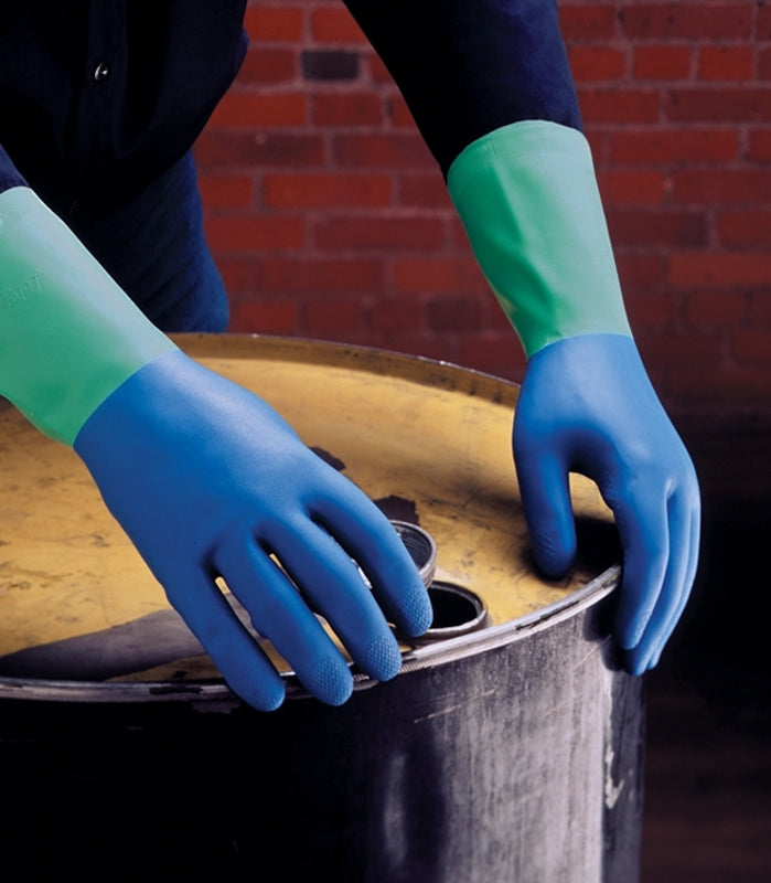 SPONTEX Spontex 11952 Protector Gloves, M, Rubber, Blue