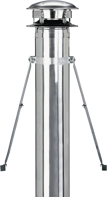 SELKIRK Selkirk 208440 Roof Brace Kit, Stainless Steel, Includes: (1) Bolt Adjustment and (1) Roof Bracket