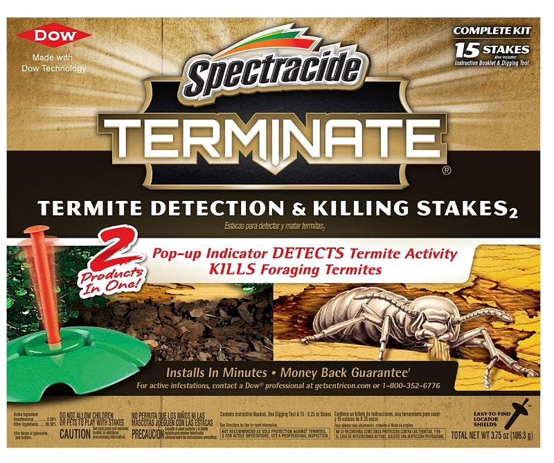 SPECTRACIDE Spectracide HG-96115 Termite Detection and Killing Stake, Solid, Brown/Tan LAWN & GARDEN SPECTRACIDE