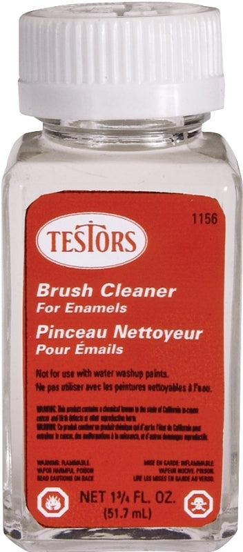 TESTORS Testors 1156XT Enamel Thinner, Liquid, Solvent, Clear, 1.75 oz, Bottle PAINT TESTORS
