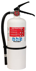 FIRST ALERT First Alert HOME2 Rechargeable Fire Extinguisher, 5 lb, Monoammonium Phosphate, 2-A:10-B:C Class HARDWARE & FARM SUPPLIES FIRST ALERT