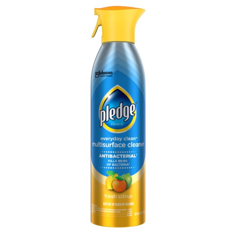 PLEDGE Pledge 72354 Cleaner, 9.7 oz Can, Citrus, Clear CLEANING & JANITORIAL SUPPLIES PLEDGE