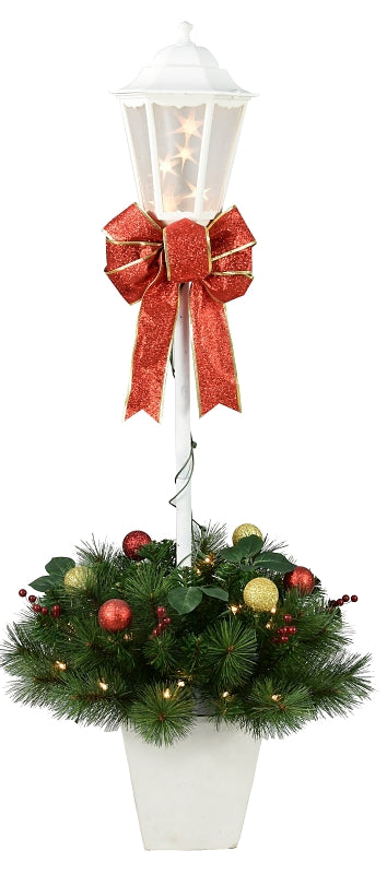 SANTAS FOREST Santas Forest 29868 Lamp Post, Internal Light/Music: Internal Light