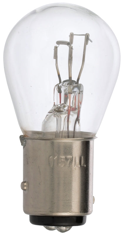 EIKO Peak 1157LL-BPP Miniature Automotive Bulb, 400 Lumens, 12.8 V, 27 W, Incandescent Lamp, Clear, Bayonet AUTOMOTIVE EIKO