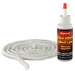 IMPERIAL Imperial GA0189 1��� X 6��� White Fiberglass Gasket Rope Kit, For: Airtight Stoves, Fireplace Inserts and Coal OUTDOOR LIVING & POWER EQUIPMENT IMPERIAL