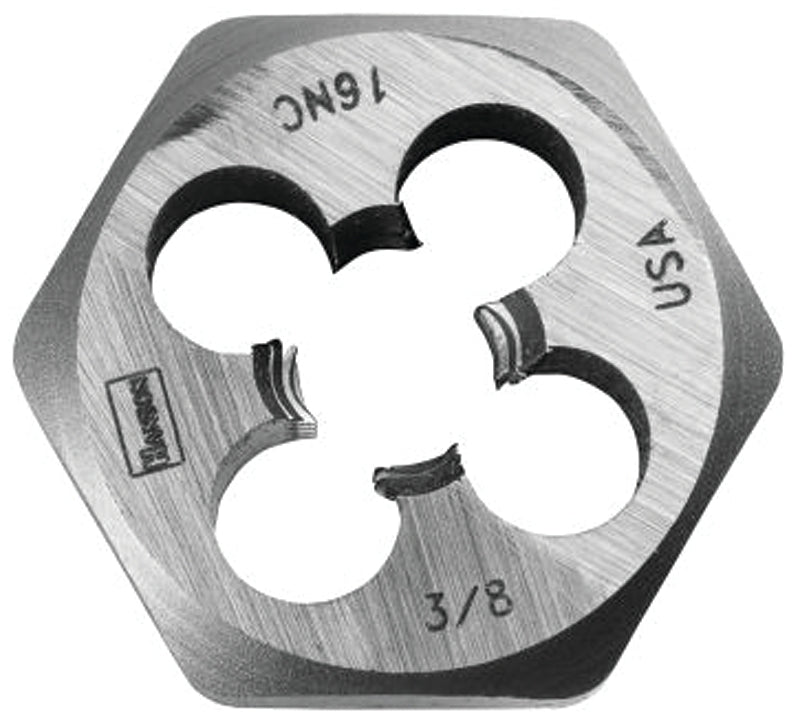 IRWIN Irwin Hanson 9439 Machine Screw Die, 7/16-14 Thread, UNC Thread, Right Hand Thread, HCS