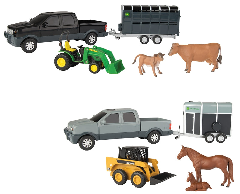 TOMY INTERNATIONAL Ertl 37656A Pickup and Livestock Trailer Set, 3 years and Up HOUSEWARES TOMY INTERNATIONAL