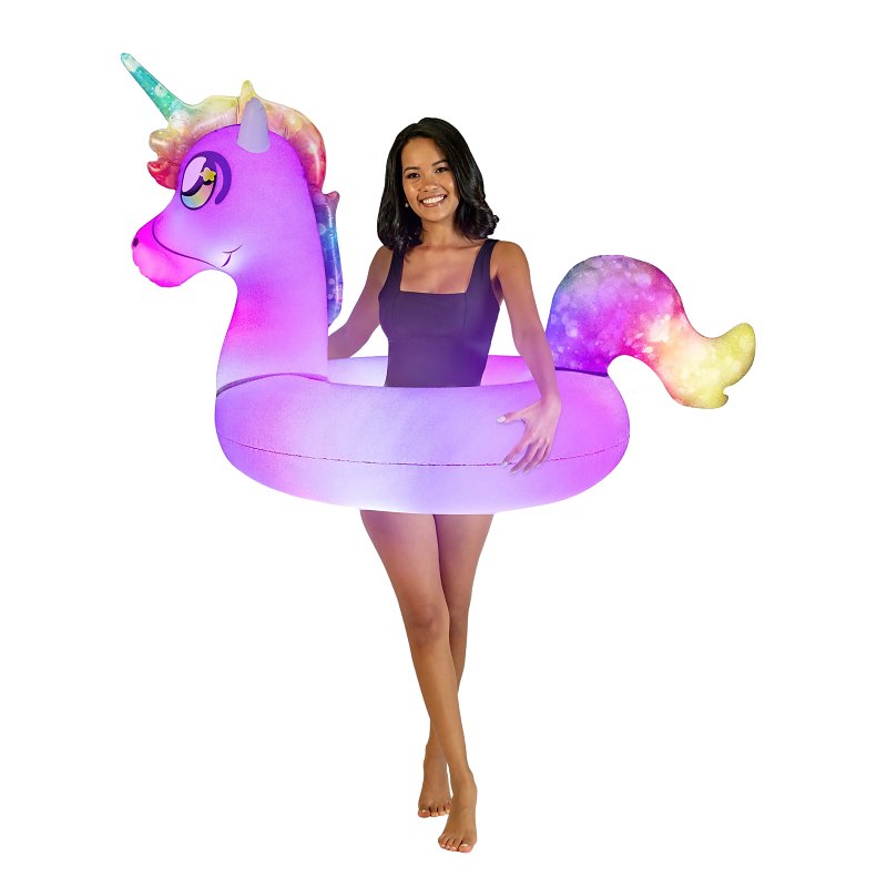 BROOKE & DYLAN LLC PoolCandy PC2942UNI Illuminated LED Pool Tube, Inflatable Profile, PVC, Multi-Color APPLIANCES & ELECTRONICS BROOKE & DYLAN LLC