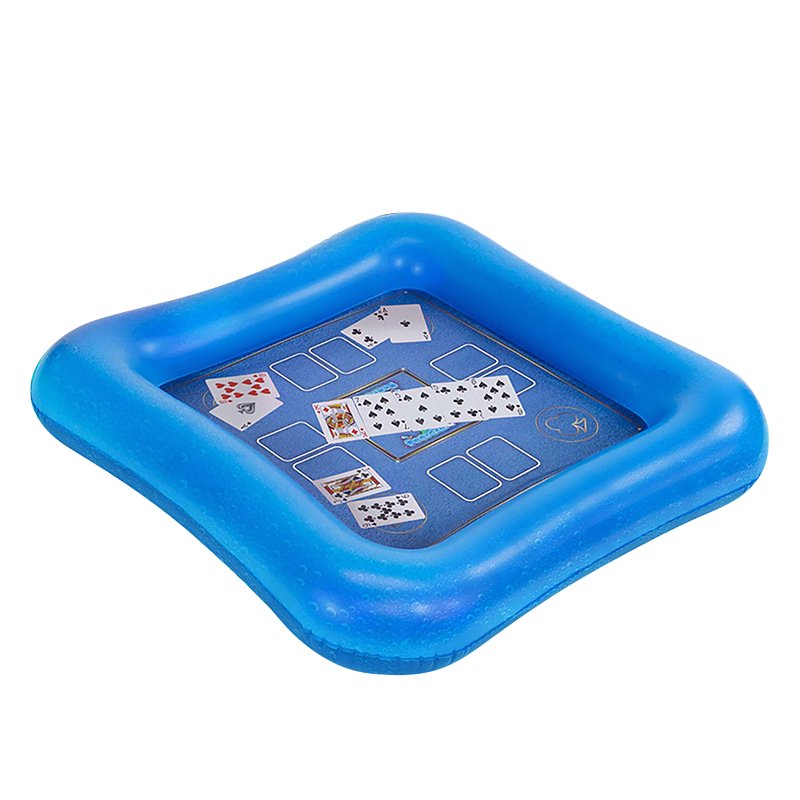 BROOKE & DYLAN LLC PoolCandy PC3213TBL Game Table, Inflatable Profile, Square, Vinyl, Blue APPLIANCES & ELECTRONICS BROOKE & DYLAN LLC