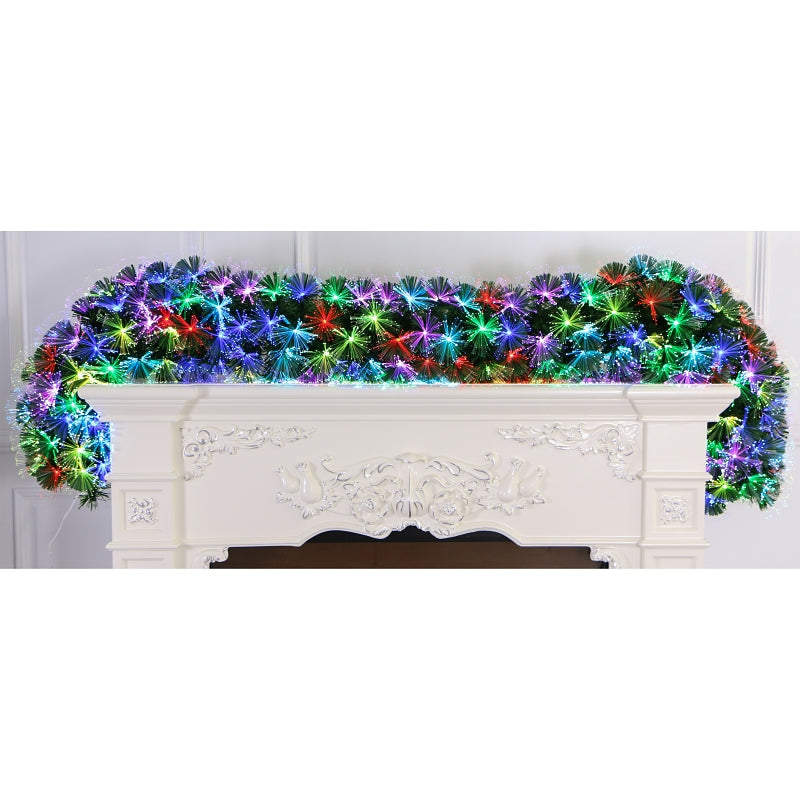 SANTAS FOREST Santas Forest 54827 Firework Garland, LED, Multi-Color, Indoor, 6.5 ft HOLIDAY & PARTY SUPPLIES SANTAS FOREST