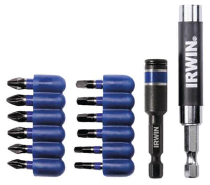 IRWIN Irwin 1840314 Impact Drive Guide Set, 14-Piece, Steel, Black Oxide TOOLS IRWIN