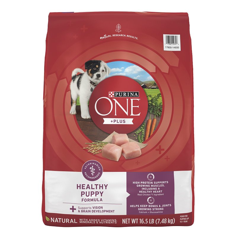 PURINA ONE Purina SmartBlend 149358 Dog Food, Dry, Chicken Flavor, 16.5 lb