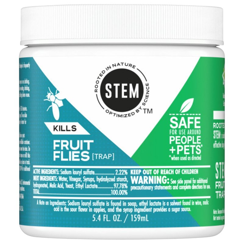 STEM Stem 3284 Fruit Fly Trap, Liquid, 5.4 oz Jar HARDWARE & FARM SUPPLIES STEM