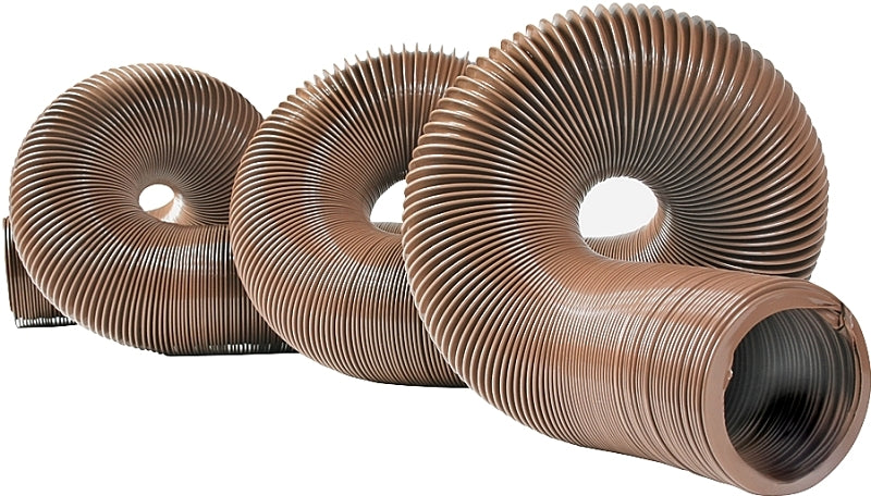 CAMCO Camco USA 39631 Sewer Hose, 20 ft Extended, 32 in Compressed L, HTS Vinyl, Brown AUTOMOTIVE CAMCO
