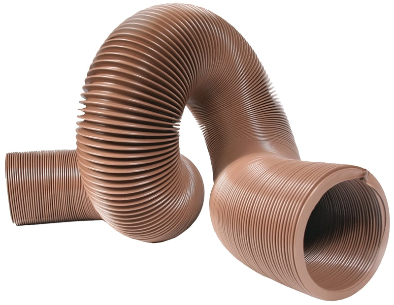 CAMCO Camco USA 39621 Sewer Hose, 10 ft Extended, 16 in Compressed L, HTS Vinyl, Brown AUTOMOTIVE CAMCO