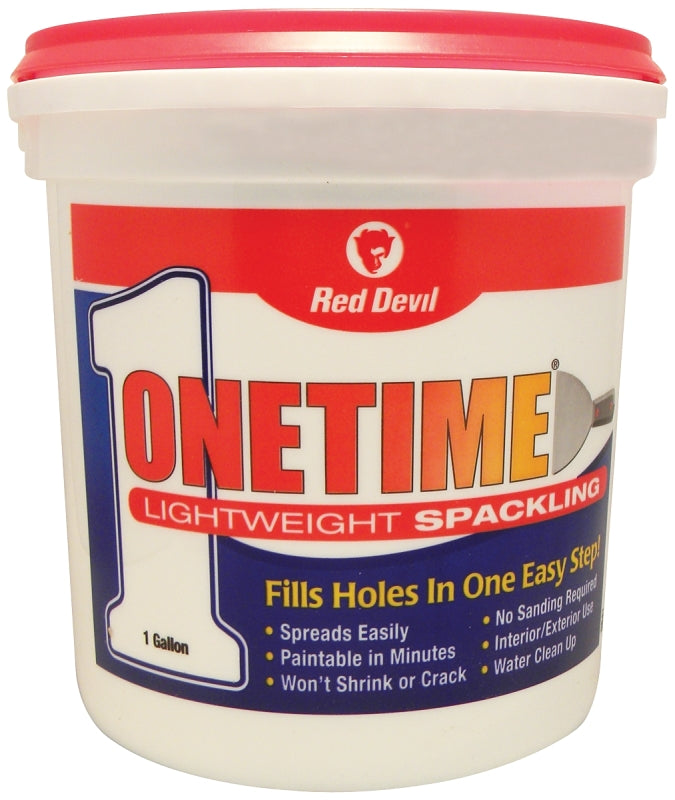 RED DEVIL Red Devil 0541 Spackling Compound White, White, 1 gal Tub PAINT RED DEVIL