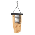 NATURE'S WAY BIRD PRODU Nature's Way CWF1 Bird Feeder, Tail-Prop, Cedar/Steel, Multi-Color, 14 in H, Hanging Mounting