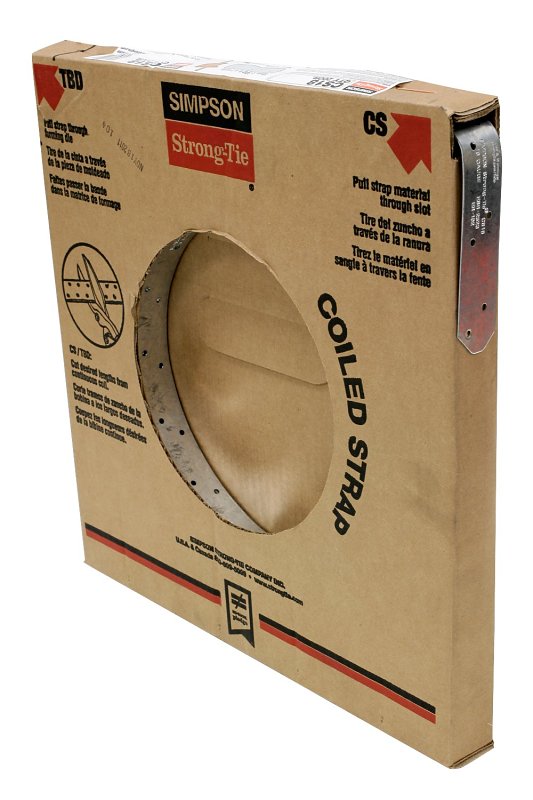 SIMPSON STRONG-TIE Simpson Strong-Tie CS Series CS20-R Coiled Strap, 20 ga, Steel, Galvanized