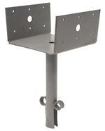 SIMPSON STRONG-TIE Simpson Strong-Tie EPB EPB66 Elevated Post Base, 6 x 6 in Post, 12 ga Gauge, Steel, Gray