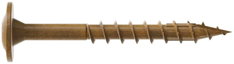 SIMPSON STRONG-TIE Simpson Strong-Tie CBT08112R100 Construction Screw, #8 Thread, 1-1/2 in L, Serrated Thread, Wafer Head HARDWARE & FARM SUPPLIES SIMPSON STRONG-TIE
