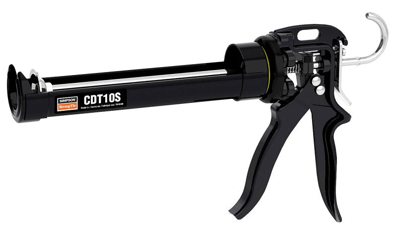 SIMPSON STRONG-TIE Simpson Strong-Tie CDT10S Manual Dispensing Gun, For: 10 oz Single Adhesive Cartridges, 22 oz Cartridge, 1/PK