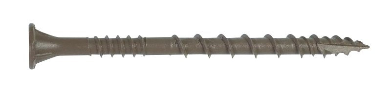 SIMPSON STRONG-TIE Simpson Strong-Tie Deck-Drive DSVT DSVT212R1LB Deck Screw, #10 Thread, 2-1/2 in L, Ribbed Flat Head, Variable Thread HARDWARE & FARM SUPPLIES SIMPSON STRONG-TIE