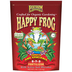 FOX FARM Happy Frog HFTV4 Tomato and Vegetable Fertilizer, 4 lb Bag, Granular, 5-7-3 N-P-K Ratio