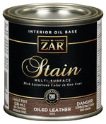 ZAR ZAR 50306 Wood Stain, Oiled Leather, Liquid, 0.5 pt