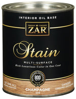 ZAR ZAR 50812 Wood Stain, Champagne, Liquid, 1 qt