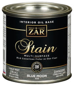 ZAR ZAR 50906 Wood Stain, Blue Moon, Liquid, 0.5 pt