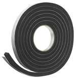 FROST KING Frost King R734H Foam Tape, 3/4 in W, 10 ft L, 7/16 in Thick, Rubber, Black