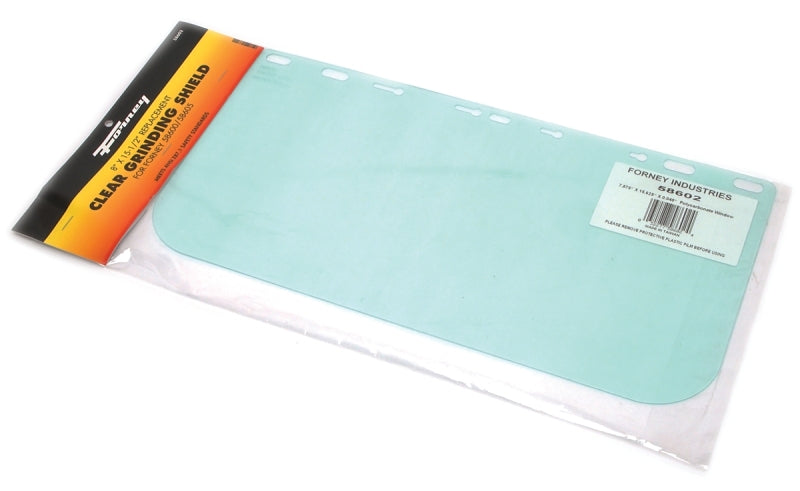FORNEY Forney 58602 Replacement Face Shield, Plastic Visor, Clear Visor