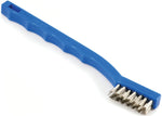 FORNEY Forney 70488 Scratch Brush, Stainless Steel Bristle, 0.006 in L Trim, Plastic Handle, Curved Handle, 7-1/4 in L Handle PAINT FORNEY