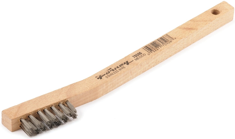 FORNEY Forney 70506 Scratch Brush, Stainless Steel Bristle, 0.006 in L Trim, Wood Handle PAINT FORNEY