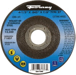 FORNEY Forney 71807 Cut-Off Wheel, 4-1/2 in Dia, 0.045 in Thick, 7/8 in Arbor, 46 Grit, Aluminum Oxide Abrasive, Medium TOOLS FORNEY