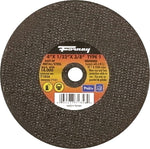 FORNEY Forney 71856 Cut-Off Wheel, 4 in Dia, 1/32 in Thick, 3/8 in Arbor, 60 Grit, Medium, Aluminum Oxide Abrasive