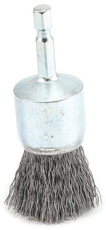 FORNEY Forney 72737 Wire End Brush, 1 in Dia, 0.012 in Dia Bristle, Steel Bristle
