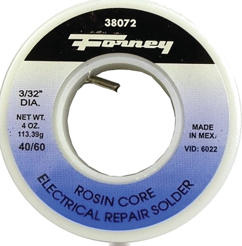 FORNEY Forney 38072 Solder, Silver/White, 4 oz, Solid