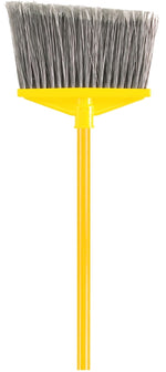 RUBBERMAID Rubbermaid 1887089 Angle Broom, Polypropylene Bristle, Gray Bristle, 66 in L, Wood Handle CLEANING & JANITORIAL SUPPLIES RUBBERMAID