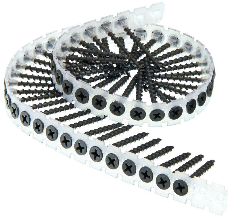 SENCO Senco 06A Series 06A162PB Screw, 1-5/8 in L, Bugle Head, #2 Drive, Steel, Phosphate