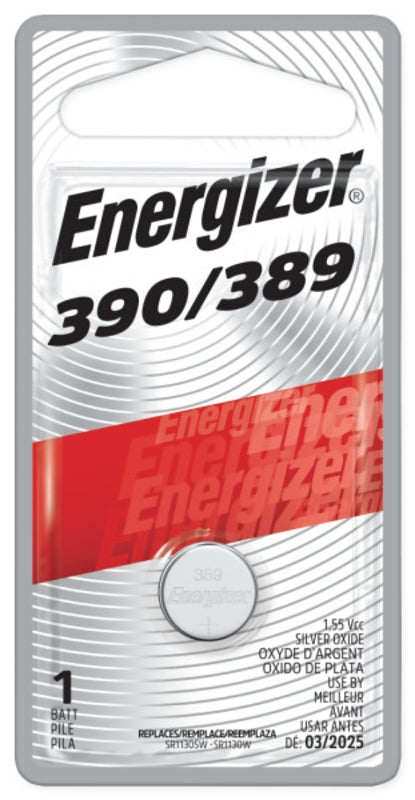 ENERGIZER BATTERY Energizer 389BPZ Coin Cell Battery, 1.5 V Battery, 52 mAh, 389 Battery, Silver Oxide ELECTRICAL ENERGIZER BATTERY