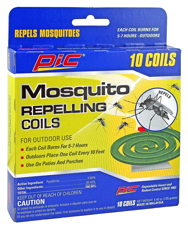 PIC PIC C-10-12 Mosquito Repelling Coil, Includes: (8) Mosquito Coils LAWN & GARDEN PIC