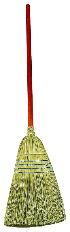 RUBBERMAID Rubbermaid FG638300BLUE Warehouse Broom, 12 in Sweep Face, Corn Fiber Bristle, 58-1/4 in L, Lacquered/Stained Handle